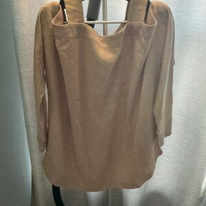 Soft Surroundings Beige Knit Top